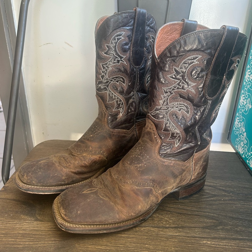 Dan Post Square Toe Western Boots